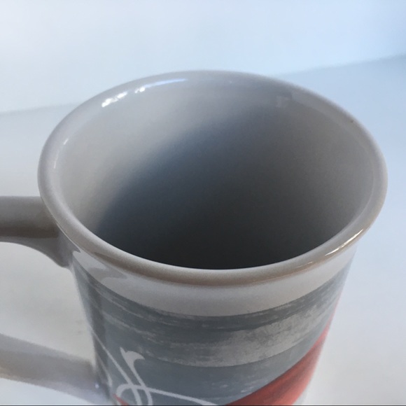 Red Cardinal mug Royal Norfolk coffee tea cup ceramic birds white red EUC - Picture 6 of 11